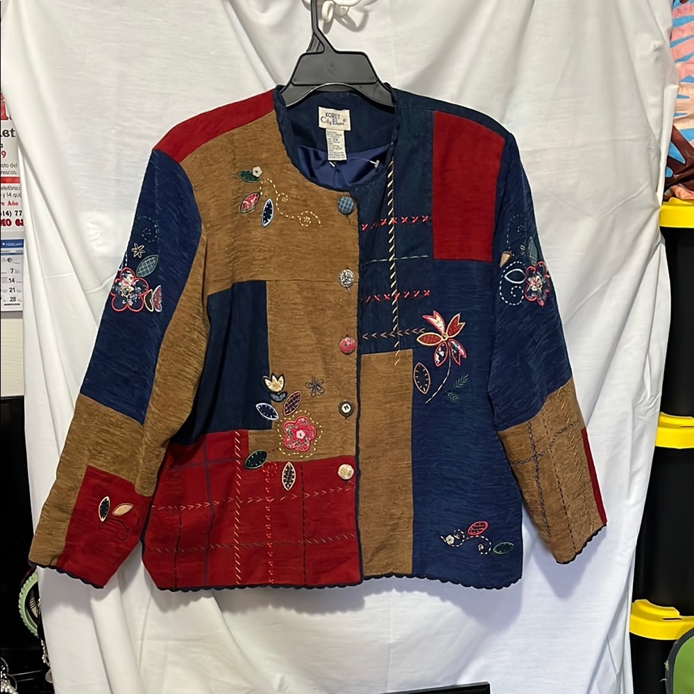 Koret Multicolor Patchwork Blazer - image 8